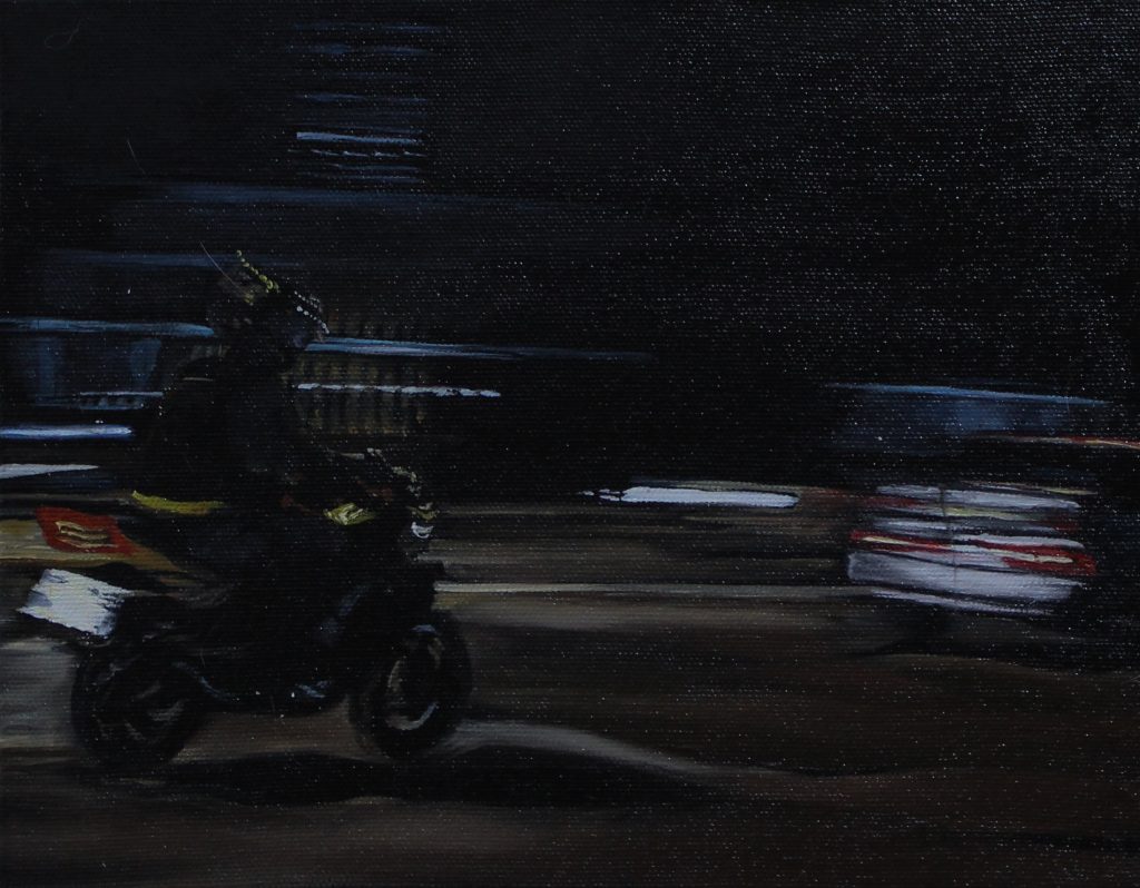 Speed Series_02 <br>Oil on Canvas <br>(19x24 cm) 2015