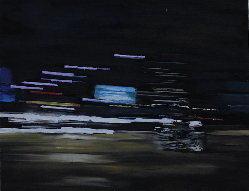 Speed Series_09 <br>Oil on Canvas  <br>(19x24 cm) 2015