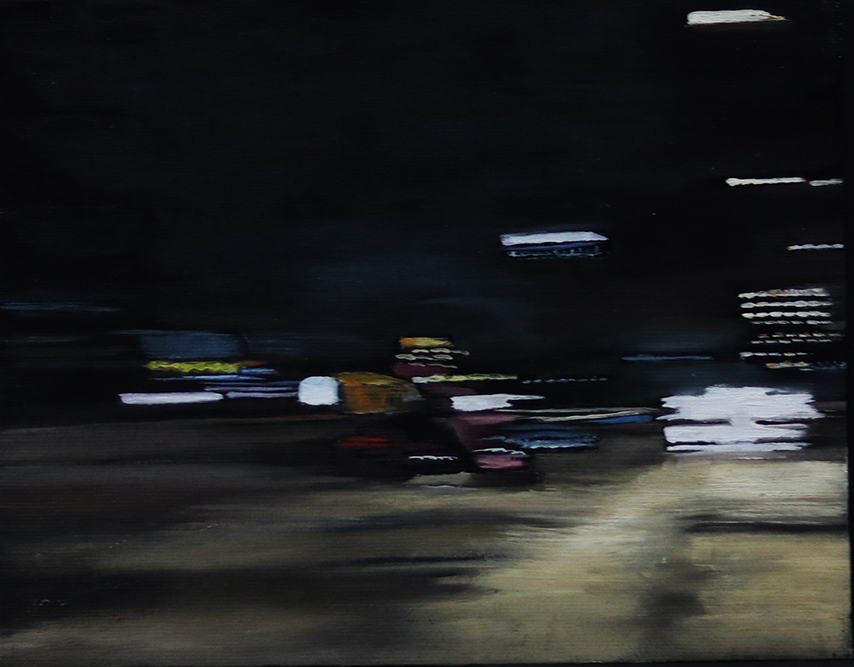 Speed Series_06 <br>Oil on Canvas  <br>(19x24 cm) 2015
