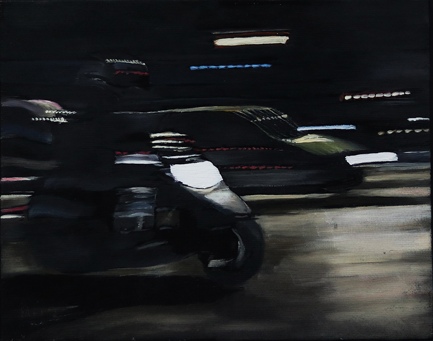  Speed Series_07 <br>Oil on Canvas <br>(19x24 cm) 2015