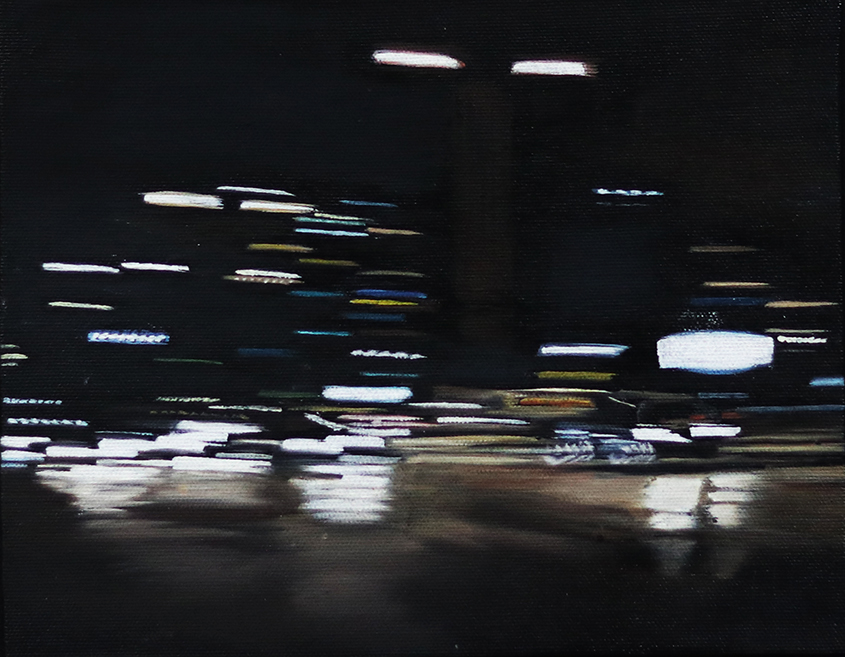 Speed Series_10 <br>Oil on Canvas<br>(19x24 cm) 2015