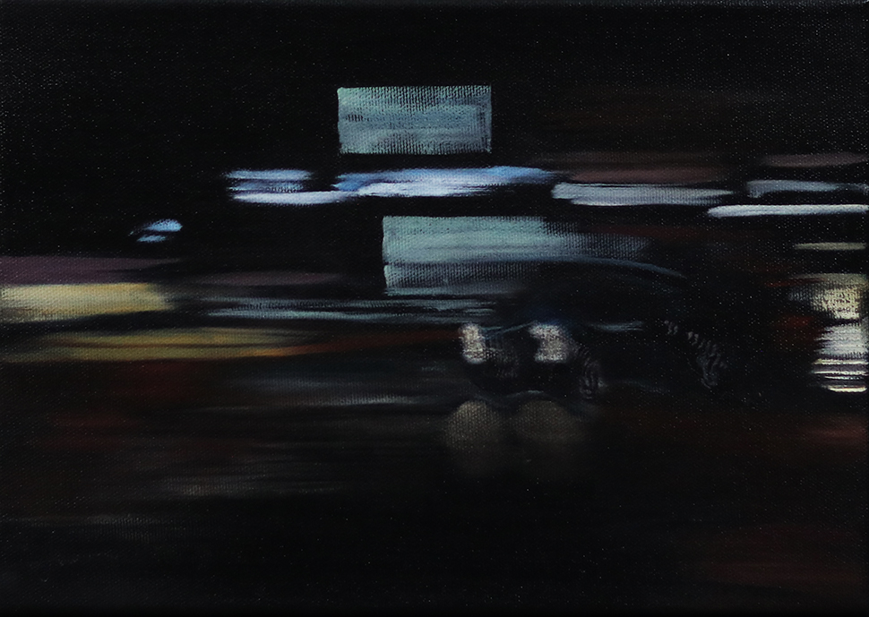 Speed Series_11 <br>Oil on Canvas  <br>(20x26 cm) 2015