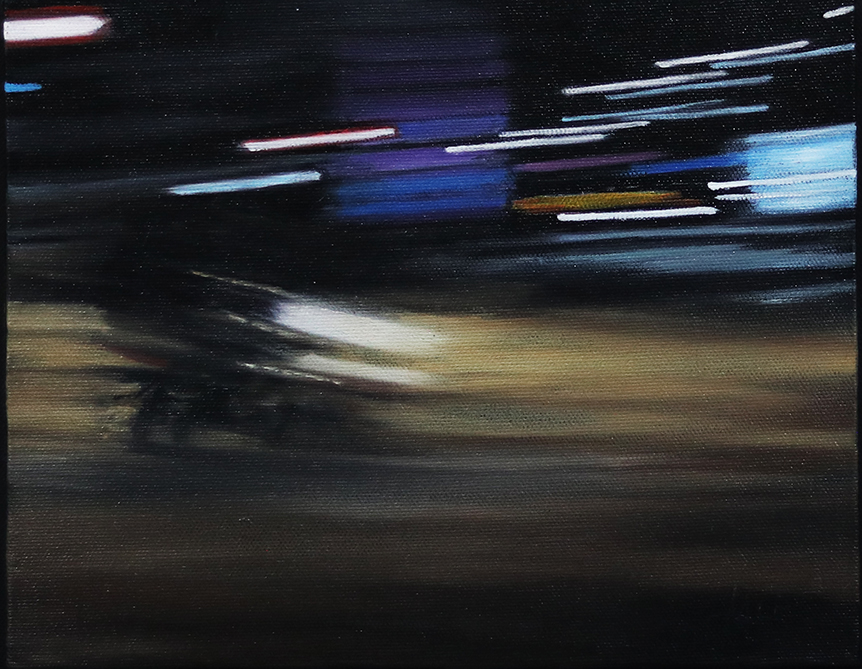 Speed Series_17 <br>Oil on Canvas  <br>(19x24 cm) 2016