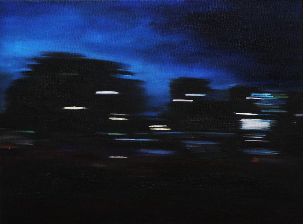 Speed Series_12 <br>Oil on Canvas  <br>(30x40 cm) 2015
