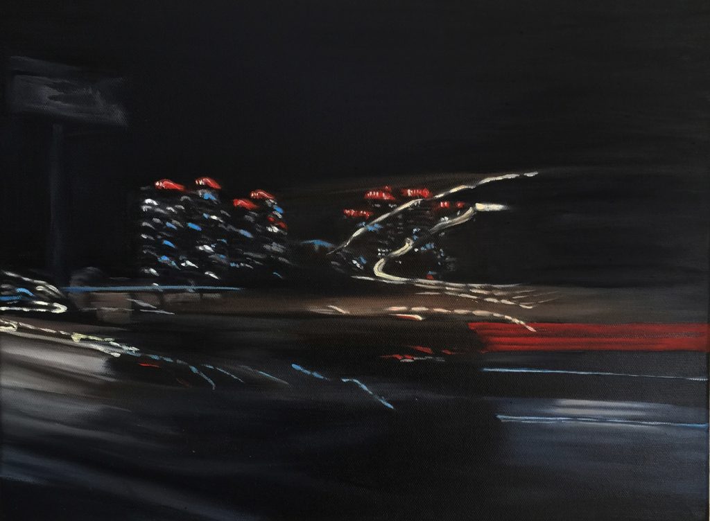 Speed Series_15 <br>Oil on Canvas<br> (30x40 cm) 2016